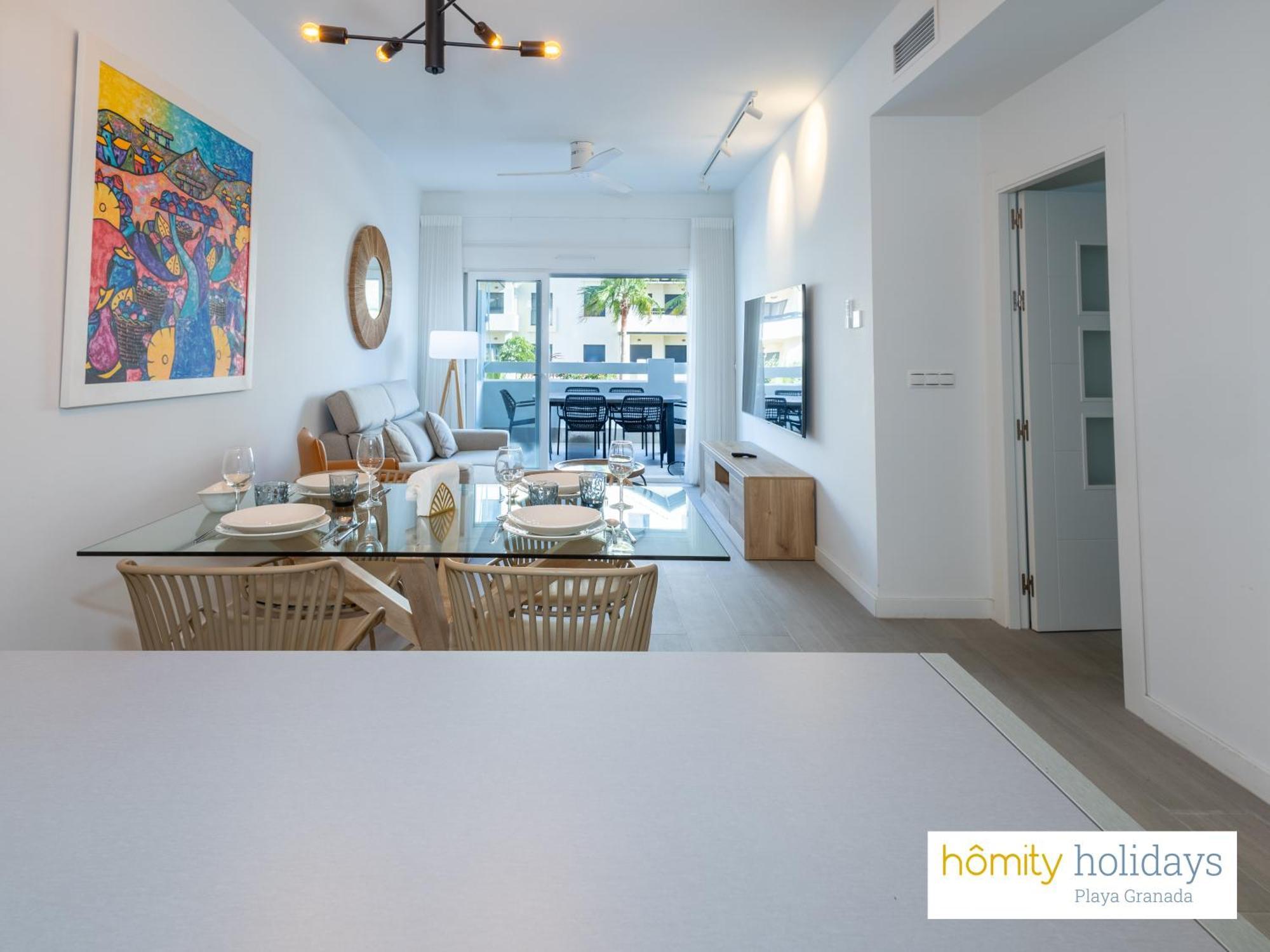 Homity Holidays - Playa Granada - Marina Golf Motril Esterno foto
